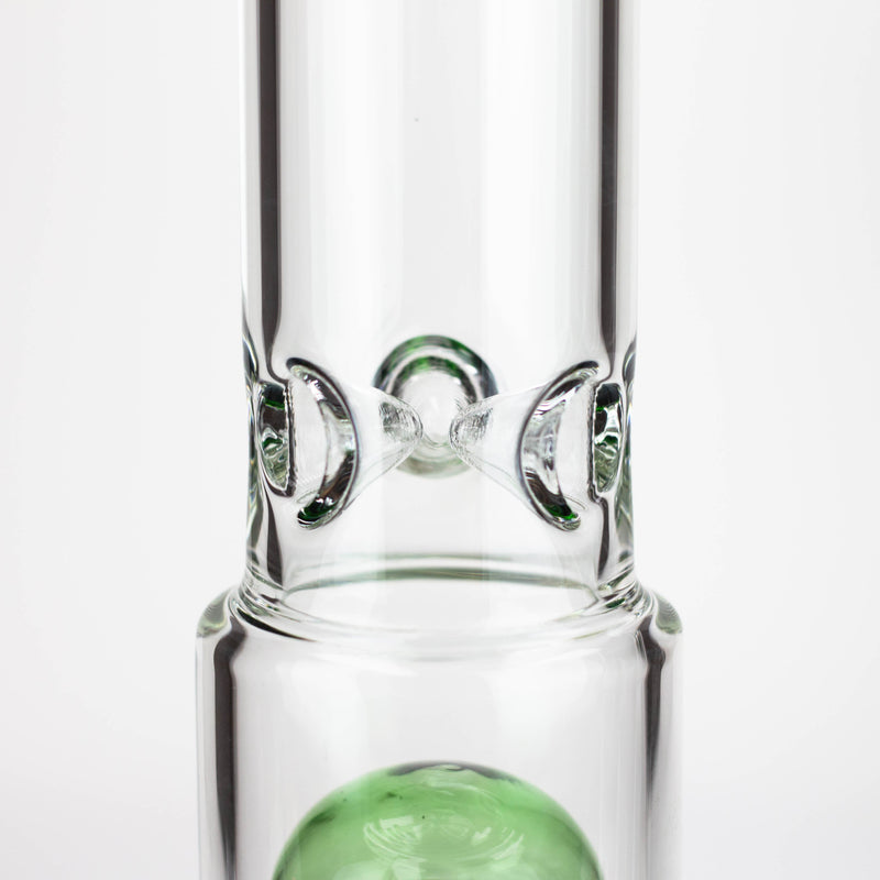 O 14" Single 8 arms perc, glass water bong [G01037]