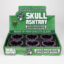 Skull glass ashtray Box of 6 Glass Ashtray Canadian Distributor