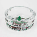 Durable Round glass ashtray Box of 6 Glass Ashtray Canadian Distributor