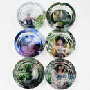 Durable Round glass ashtray Box of 6 Glass Ashtray Canadian Distributor CannaGirl B