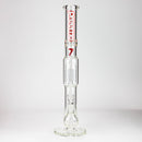 preemo - 20 inch Dome Over Triple Inline to Tree Perc [P015] Glass Bong preemo RED