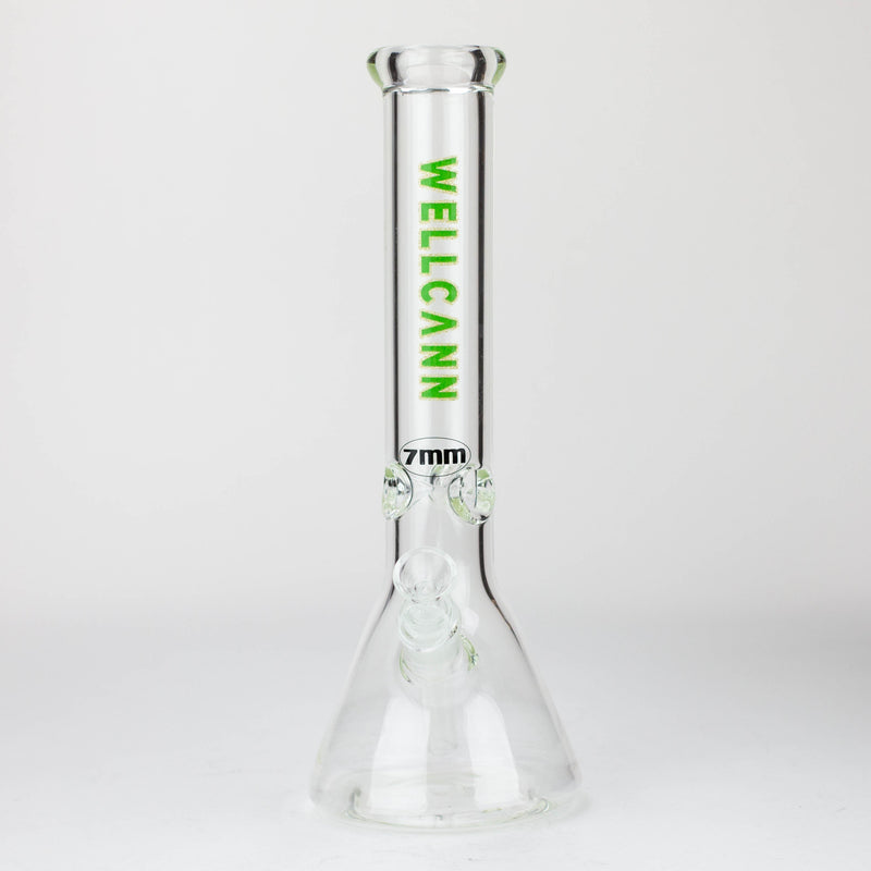O WellCann | 14" 7mm Beaker glass Bong