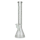 SC Castle Glassworks 18" 9mm Circuits Sandblasted Beaker Bong