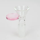Castle Glassworks | Bowl – Round Tab Bowl · Popper Castle Glassworks Pink