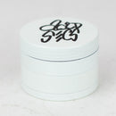 Acid Secs 4 parts 50mm Glow-in-the-Dark metal herb grinder Regular Grinder Acid Secs Productions Inc. White
