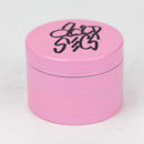 Acid Secs 4 parts 50mm Glow-in-the-Dark metal herb grinder Regular Grinder Acid Secs Productions Inc. Pink