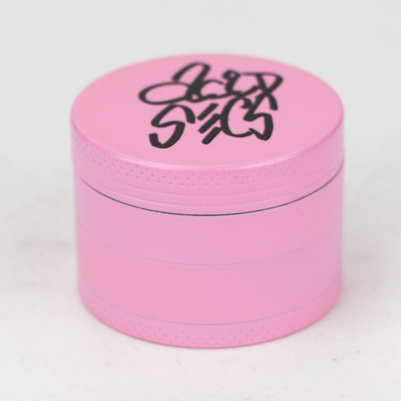 O Acid Secs 4 parts 50mm Glow-in-the-Dark metal herb grinder