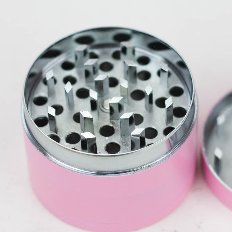 O Acid Secs 4 parts 50mm Glow-in-the-Dark metal herb grinder