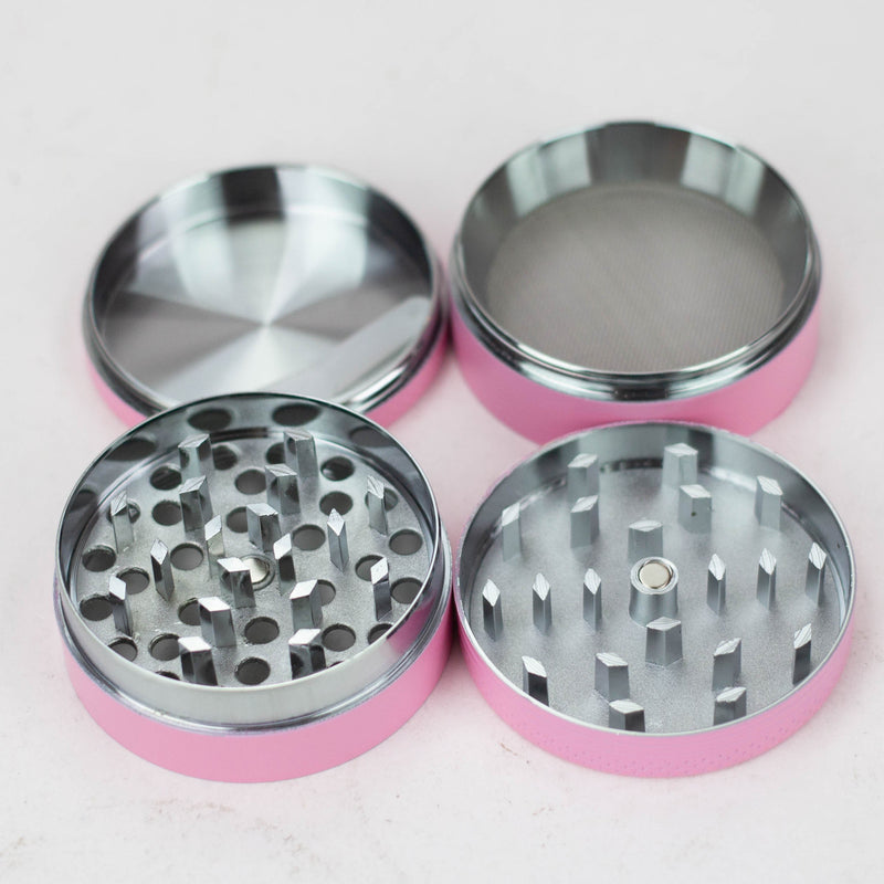 O Acid Secs 4 parts 50mm Glow-in-the-Dark metal herb grinder