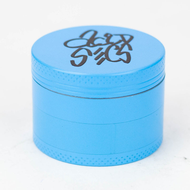 O Acid Secs 4 parts 50mm Glow-in-the-Dark metal herb grinder