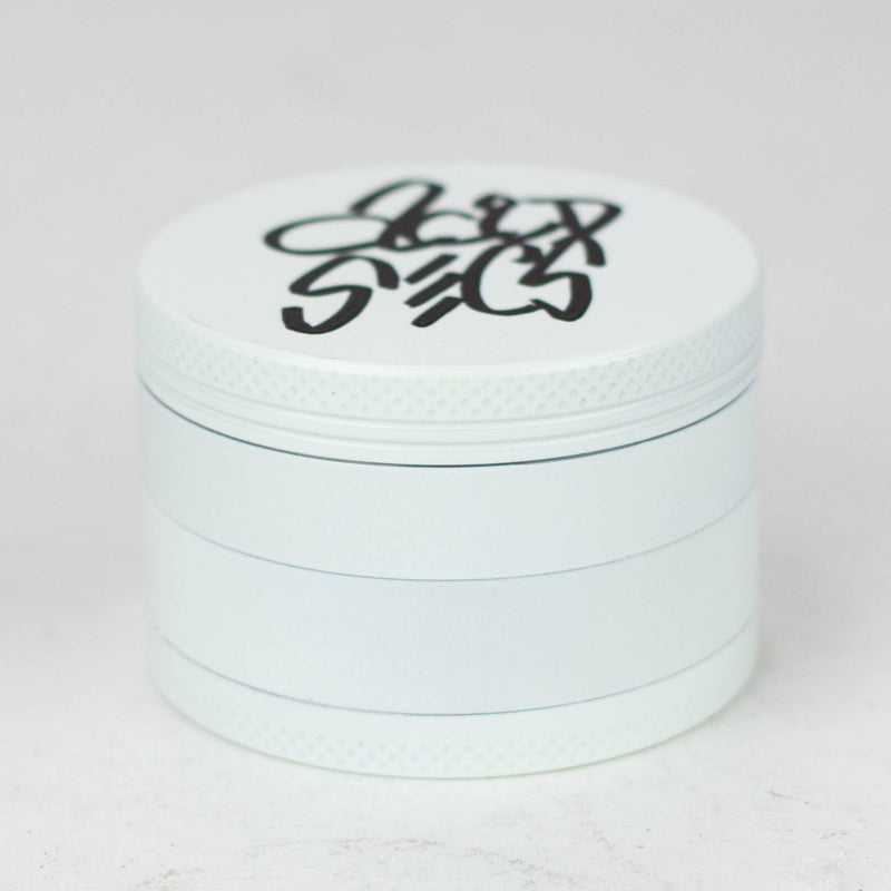 O Acid Secs 63mm 4 parts Glow-in-the-Dark metal herb grinder