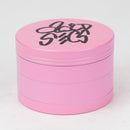 Acid Secs 63mm 4 parts Glow-in-the-Dark metal herb grinder Regular Grinder Acid Secs Productions Inc. Pink