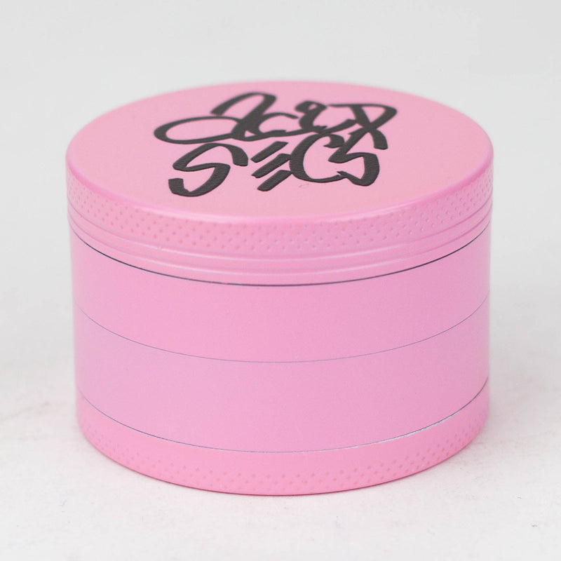 O Acid Secs 63mm 4 parts Glow-in-the-Dark metal herb grinder