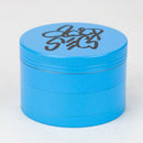 Acid Secs 63mm 4 parts Glow-in-the-Dark metal herb grinder Regular Grinder Acid Secs Productions Inc. Blue