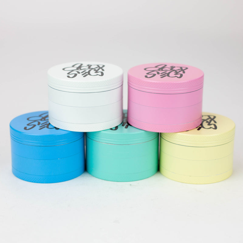 O Acid Secs 63mm 4 parts Glow-in-the-Dark metal herb grinder