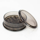 2.5" Transparent Plastic Grinder 3 Layers Box of 12 [GP010] Display Pack 777 Smoke