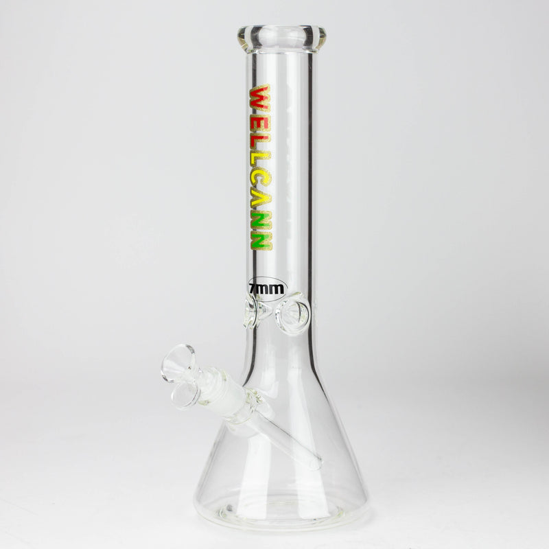 O WellCann | 14" 7mm Beaker glass Bong