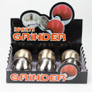 2" Ball Shape Metal Grinder 3 Layers Box of 6 [GZ6281] Display Pack 777 Smoke