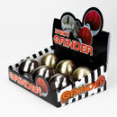 2" Ball Shape Metal Grinder 3 Layers Box of 6 [GZ6281] Display Pack 777 Smoke