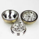 2" Ball Shape Metal Grinder 3 Layers Box of 6 [GZ6281] Display Pack 777 Smoke