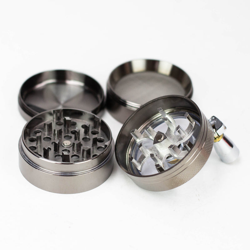 O 2" Hand Cranked Metal Grinder 4 Pieces Box of 6 [GZ6331]