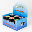 2" Metal Grinder with Comic Design 3 Layers Box of 12 [GZ629] Display Pack 777 Smoke