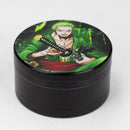 2" Metal Grinder with Comic Design 3 Layers Box of 12 [GZ629] Display Pack 777 Smoke