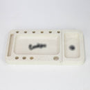 Divided Plastic Rolling Tray Tray BANKA Beige-C