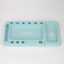 Divided Plastic Rolling Tray Tray BANKA Jade-C