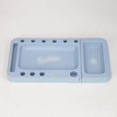 Divided Plastic Rolling Tray Tray BANKA Light Blue-C