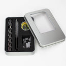 Glass one hitter, Grinder and screen gift set, grinder with Cleaning Brush, Screens and Case Metal Pipe BANKA