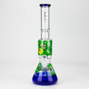 BLO | 13" Flower decal glass bong Glass Bong BANKA
