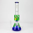 BLO | 13" Flower decal glass bong Glass Bong BANKA