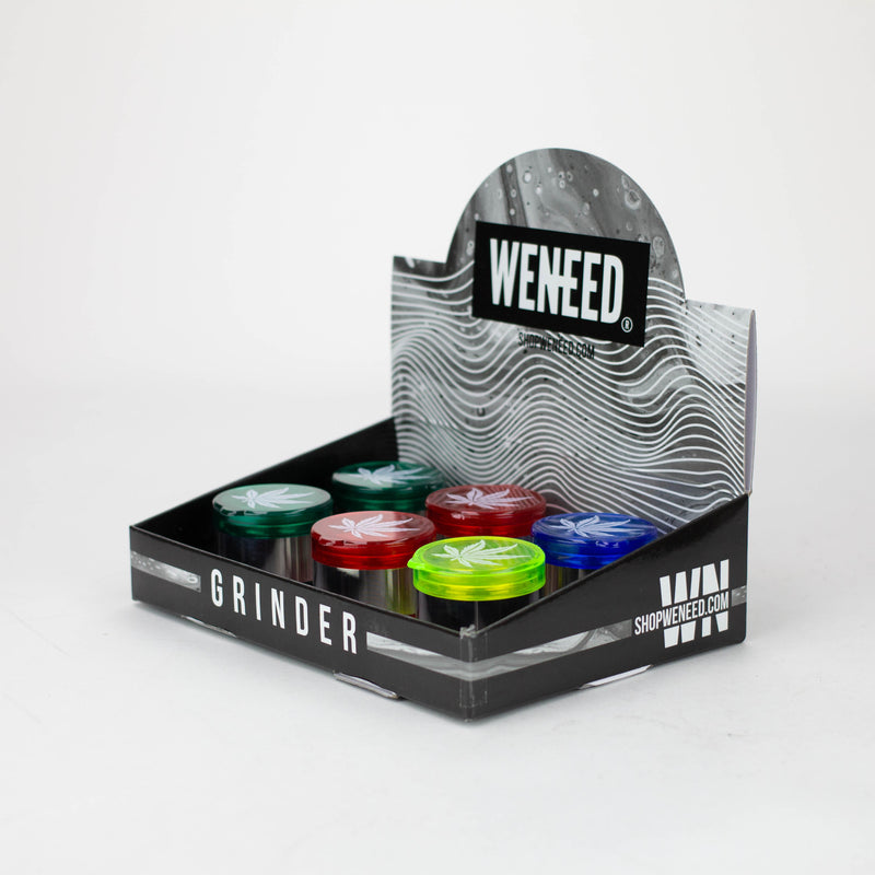 O WENEED®-Plastic & Metal Body Grinder with storage 5pts 6pack