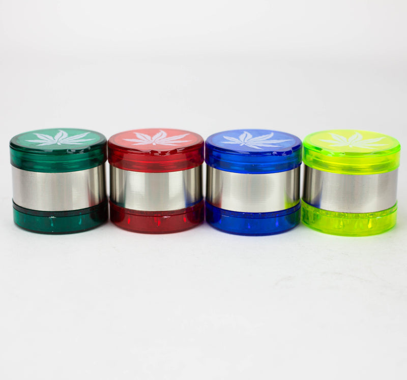 O WENEED®-Plastic & Metal Body Grinder with storage 5pts 6pack