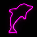 LED Neon Decoration Signs - Animal Collections Flag · Sign JJ Distribution Dolphin (12"x6.5")