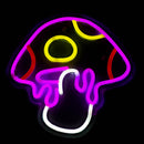 LED Neon Decoration Dimmable Signs - Mushrooms Collections Flag · Sign JJ Distribution Design 4 (10"x 1")