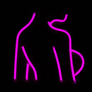 LED Neon Decoration Signs - Sexy Collections Flag · Sign JJ Distribution Lady Back (10" x 10")