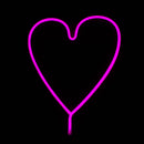 LED Neon Decoration Signs - Party Collections Flag · Sign JJ Distribution Big Heart (14" x 11")