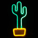 LED Neon Decoration Signs - Tree Collections Flag · Sign JJ Distribution Cactus (13" x 5.5")