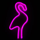 LED Neon Decoration Signs - Animal Collections Flag · Sign JJ Distribution Flamingo (11"x5.5")