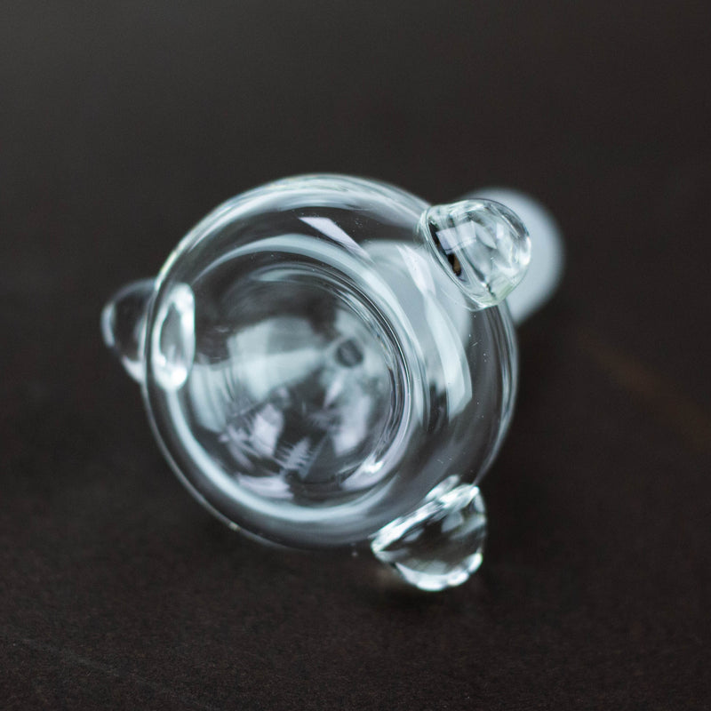 O Clear thick glass bowl for 14 mm