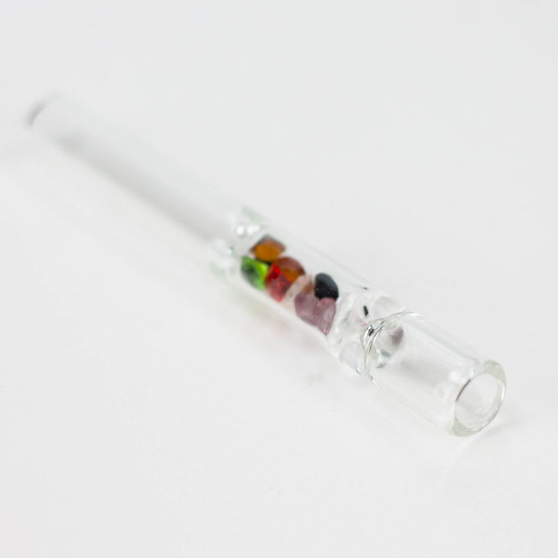 O One-Hitter Glass piep with crystal Box of 48