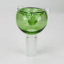 Double Glass Bowl for 14 mm Pack of 3 Bowl · Banger · Oil Burner 777 Smoke Green [Pack of 3]