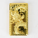 3D Dragon Design Single Flame Torch Lighter Torch 777 Smoke Gold