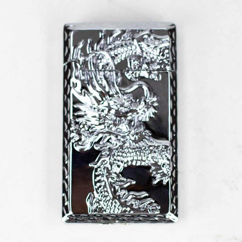 O 3D Dragon Design Single Flame Torch Lighter