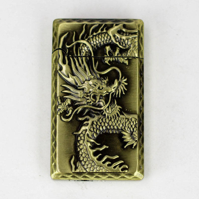 O 3D Dragon Design Single Flame Torch Lighter