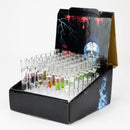 One-Hitter Glass pipe with crystal Box of 48 One Hitter 777 Smoke