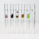 One-Hitter Glass pipe with crystal Box of 48 One Hitter 777 Smoke