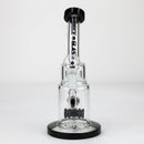 NG | 9 inch Double Wheel Perc Rig [N8002] Glass Rig High-End Brands Glass
